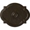 Ekena Millwork Waltz Ceiling Medallion (Canopies up to 4 1/2"), 21 1/4"W x 17 3/8"H x 1"P, Stone Hearth Crackle CM21WASHC - alternate 1